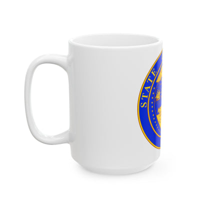 Oregon State Seal v2 - White Coffee Mug-The Sticker Space