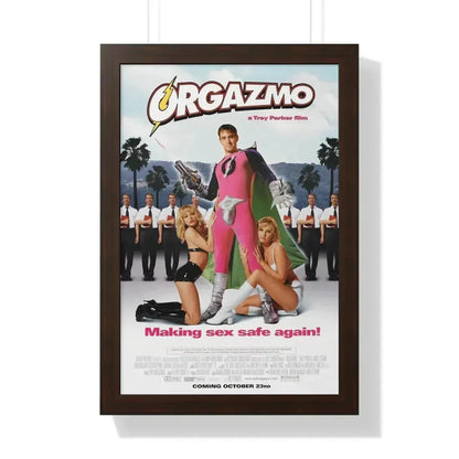 ORGAZMO 1997 - Framed Movie Poster 16″ x 24″ Walnut - The Sticker Space