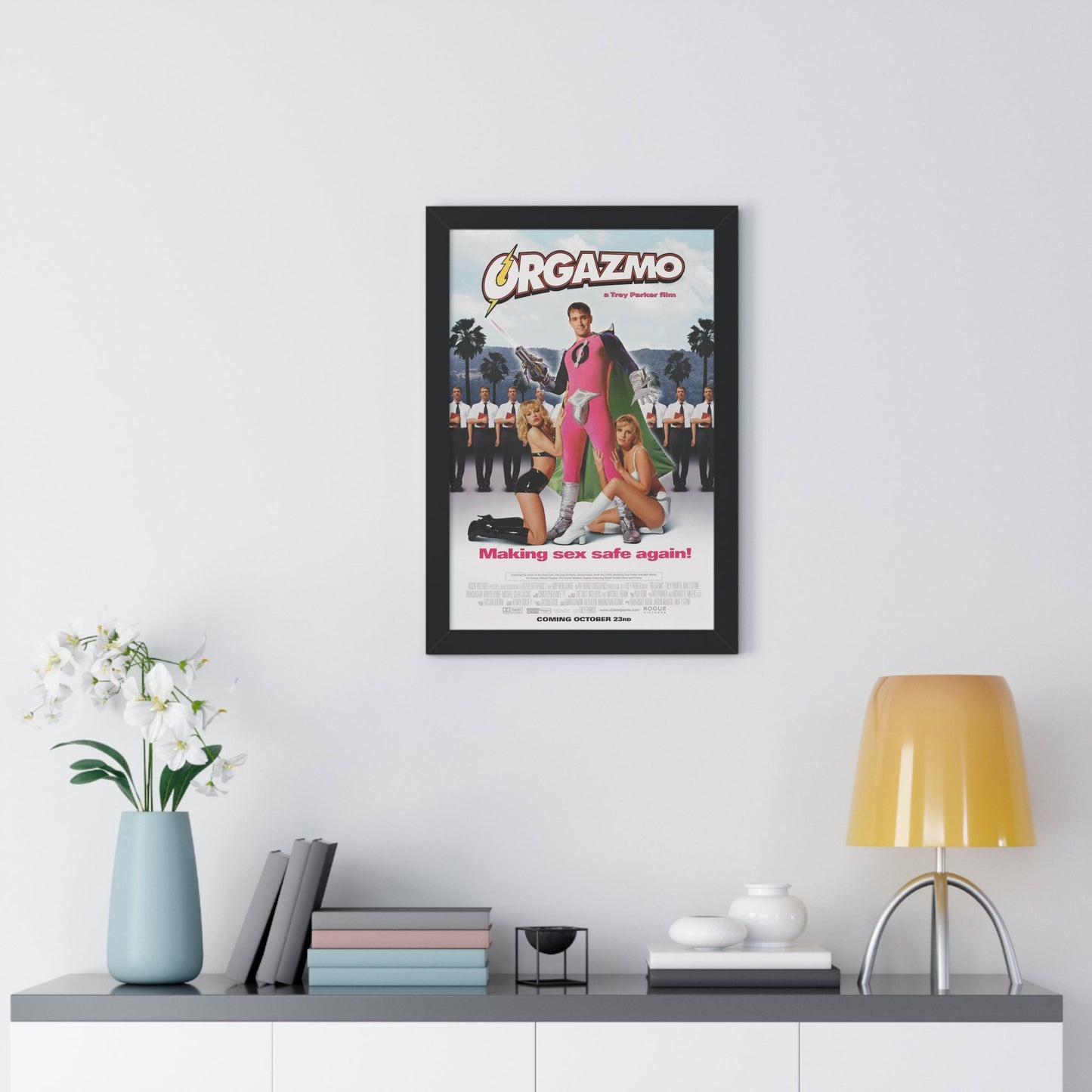 ORGAZMO 1997 - Framed Movie Poster-The Sticker Space