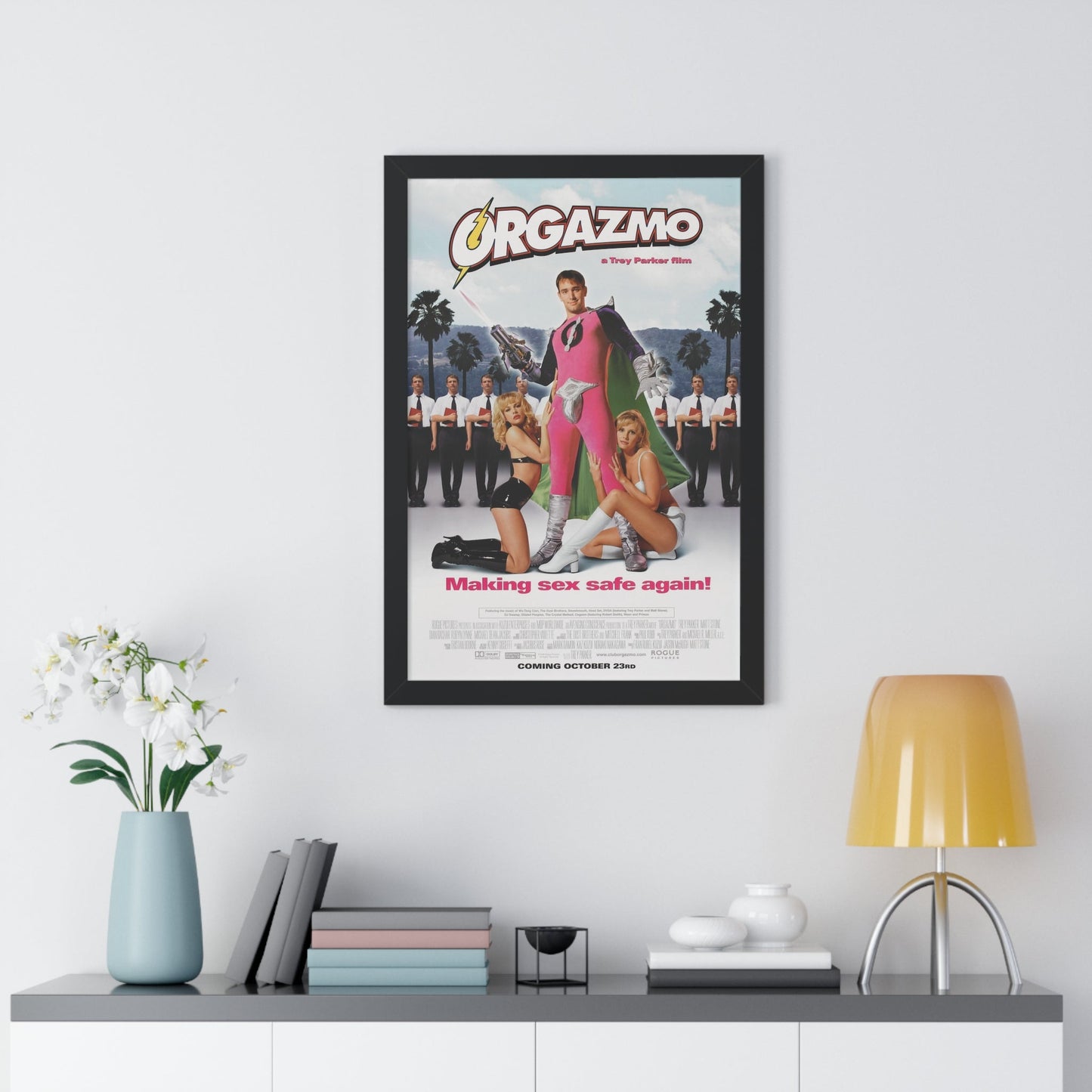 ORGAZMO 1997 - Framed Movie Poster-The Sticker Space