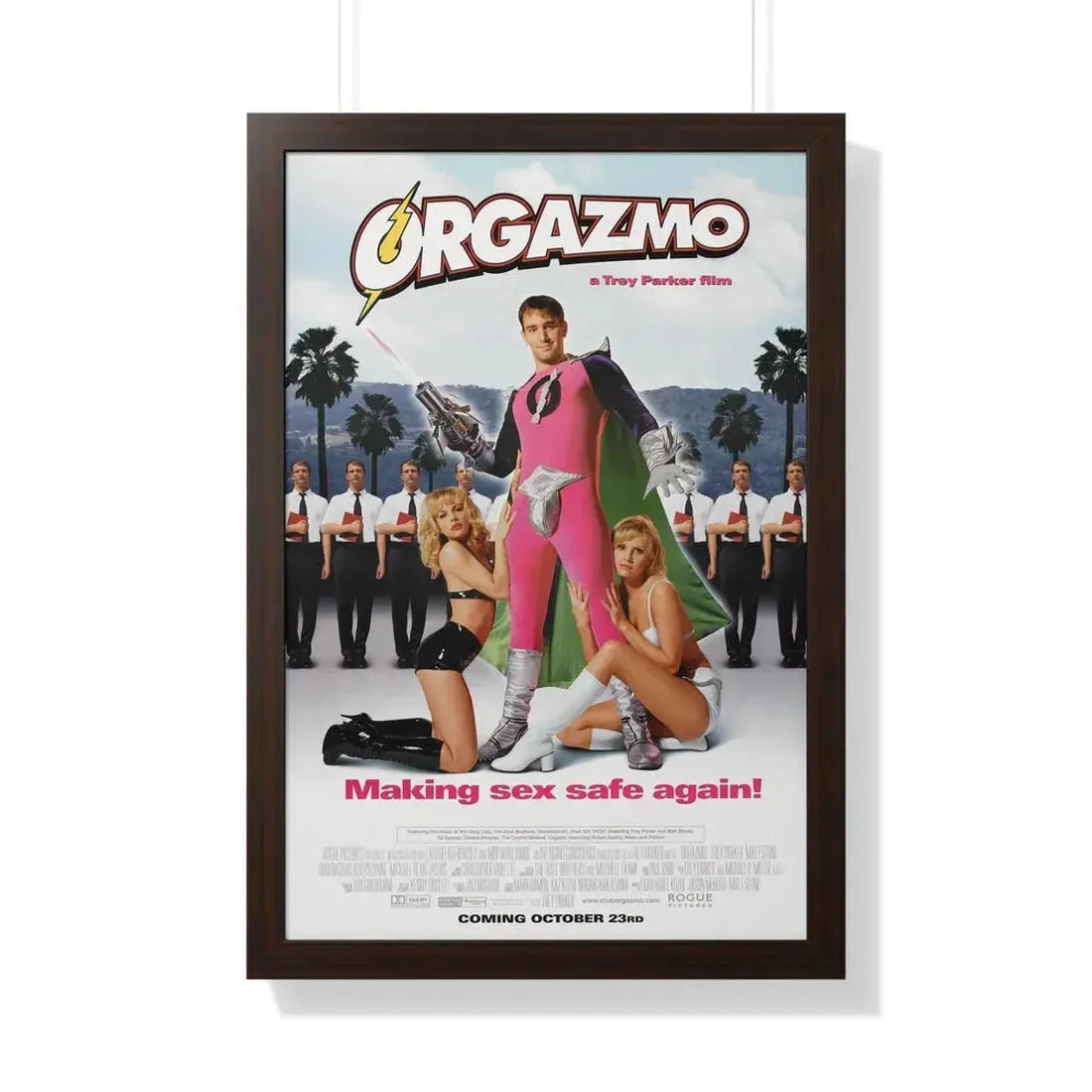 ORGAZMO 1997 - Framed Movie Poster - The Sticker Space