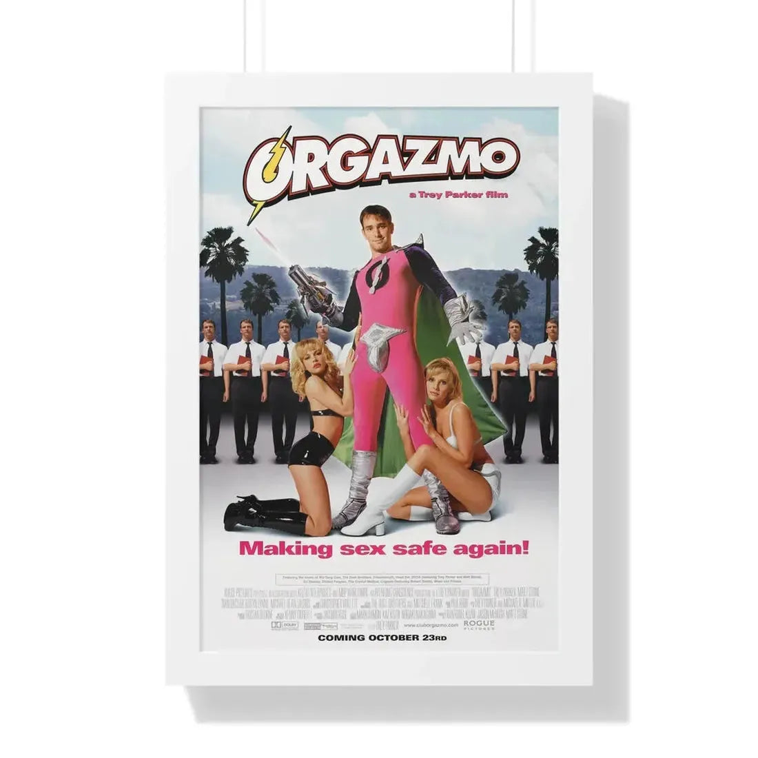 ORGAZMO 1997 - Framed Movie Poster - The Sticker Space