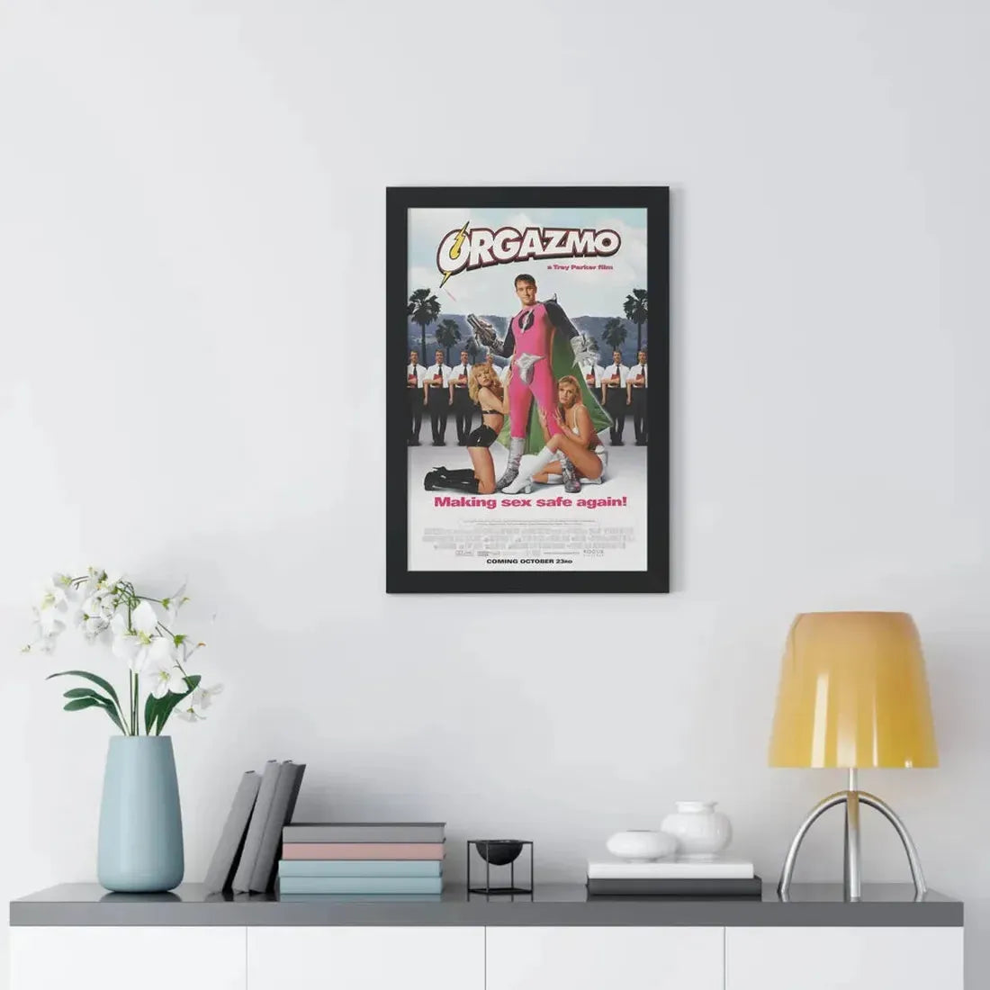ORGAZMO 1997 - Framed Movie Poster - The Sticker Space