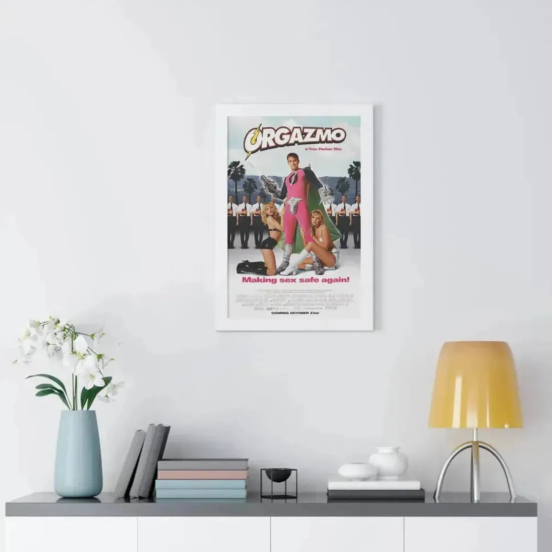 ORGAZMO 1997 - Framed Movie Poster - The Sticker Space