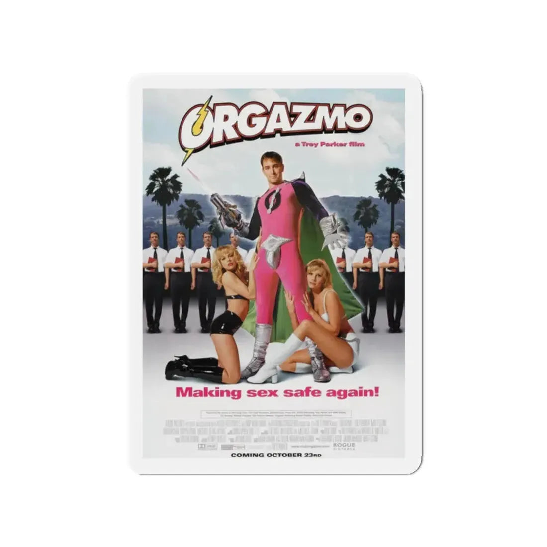 ORGAZMO 1997 Movie Poster - Refrigerator Magnet - The Sticker Space