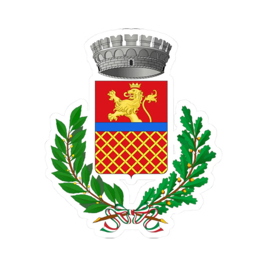 Orgiano-Stemma (Italy) (Coat of Arms) STICKER Vinyl Kiss-Cut Decal 2 Inch White - The Sticker Space