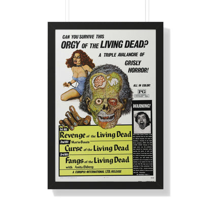 ORGY OF THE LIVING DEAD 1973 - Framed Movie Poster-20" x 30"-The Sticker Space