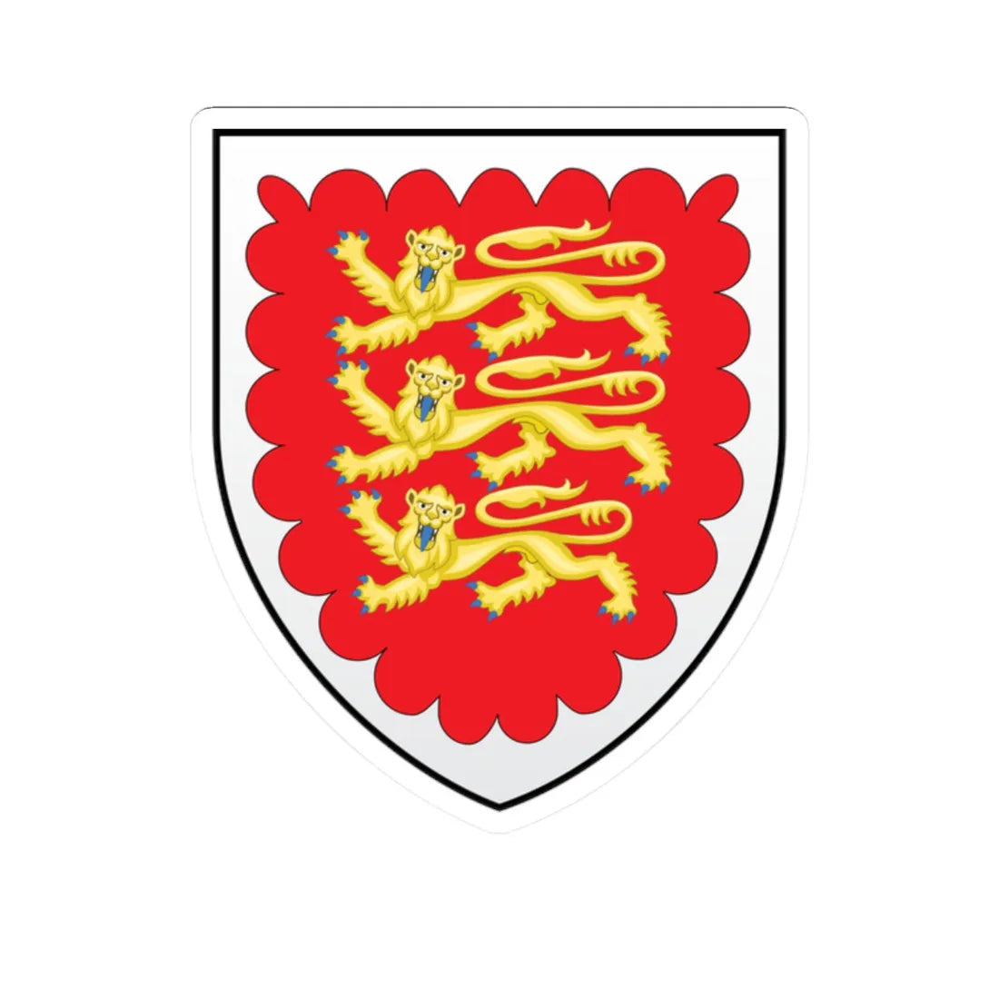 Oriel College Oxford Coat Of Arms (England) (Coat of Arms) STICKER Vinyl Kiss-Cut Decal 2 Inch White - The Sticker Space