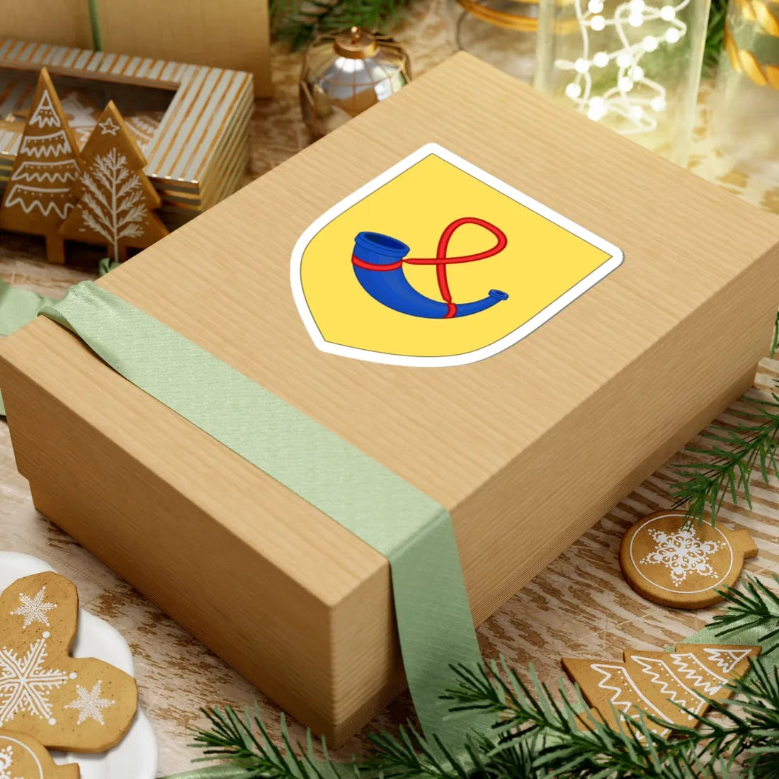 Original arms of the Principality of Orange (Denmark) (Coat of Arms) STICKER Vinyl Kiss-Cut Decal - The Sticker Space