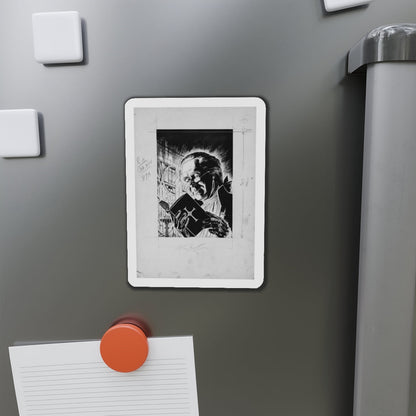 Original Art Illustration (undated) (Magazine Illustration) Refrigerator Magnet-The Sticker Space