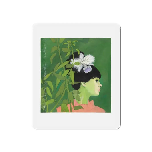 Original Illustration Art (Magazine Illustration) Refrigerator Magnet 6 Inch - The Sticker Space