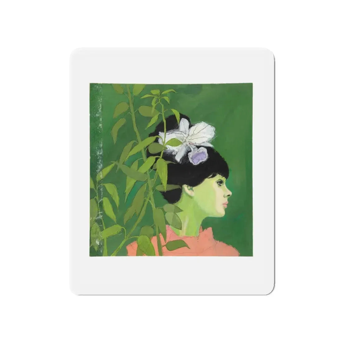 Original Illustration Art (Magazine Illustration) Refrigerator Magnet - The Sticker Space