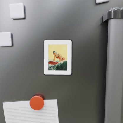 Original Illustration (c.1930) (Magazine Illustration) Refrigerator Magnet-The Sticker Space