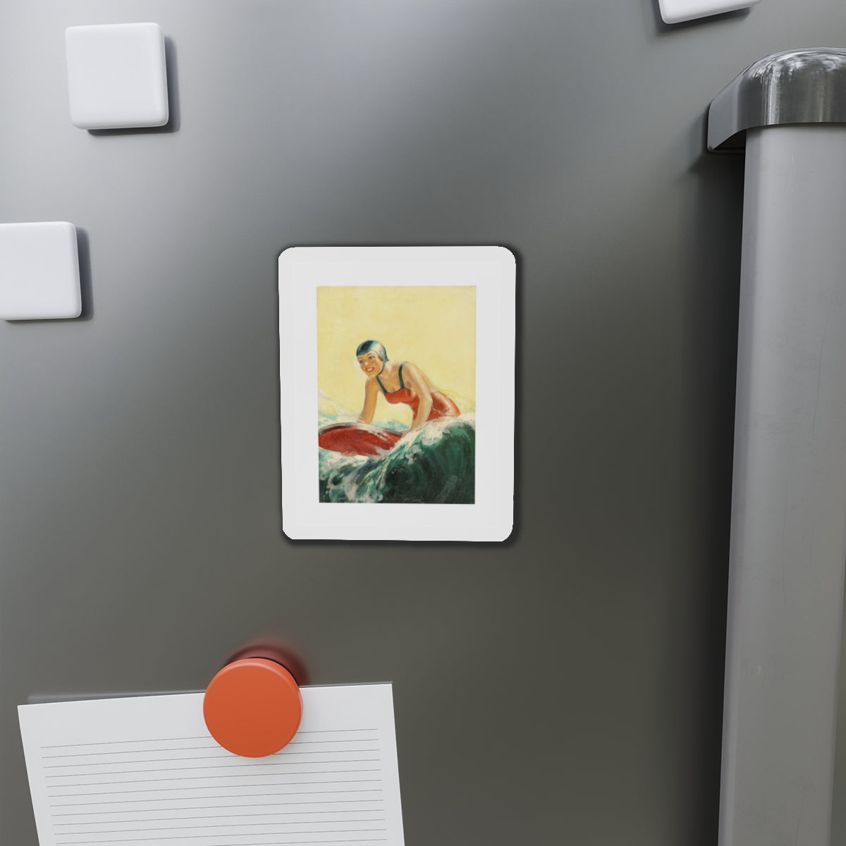 Original Illustration (c.1930) (Magazine Illustration) Refrigerator Magnet-The Sticker Space