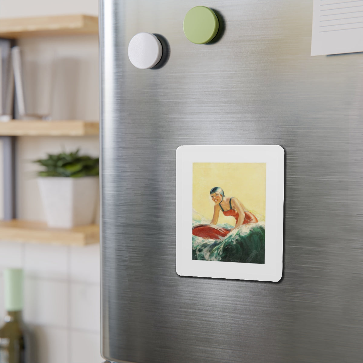 Original Illustration (c.1930) (Magazine Illustration) Refrigerator Magnet-The Sticker Space