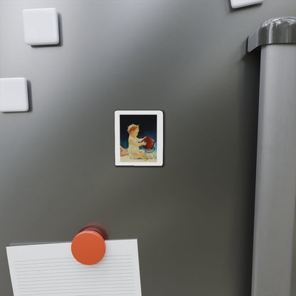 Original Illustration (c.1930) Published as a calendar (Magazine Illustration) Refrigerator Magnet-The Sticker Space