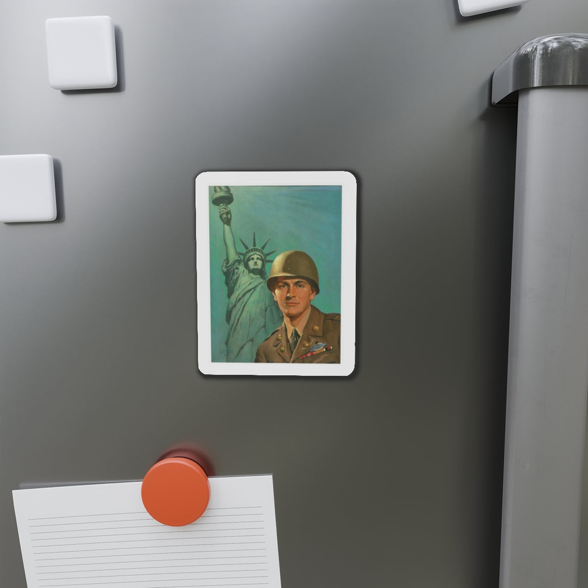 Original Illustration (c.1943) (Magazine Illustration) Refrigerator Magnet