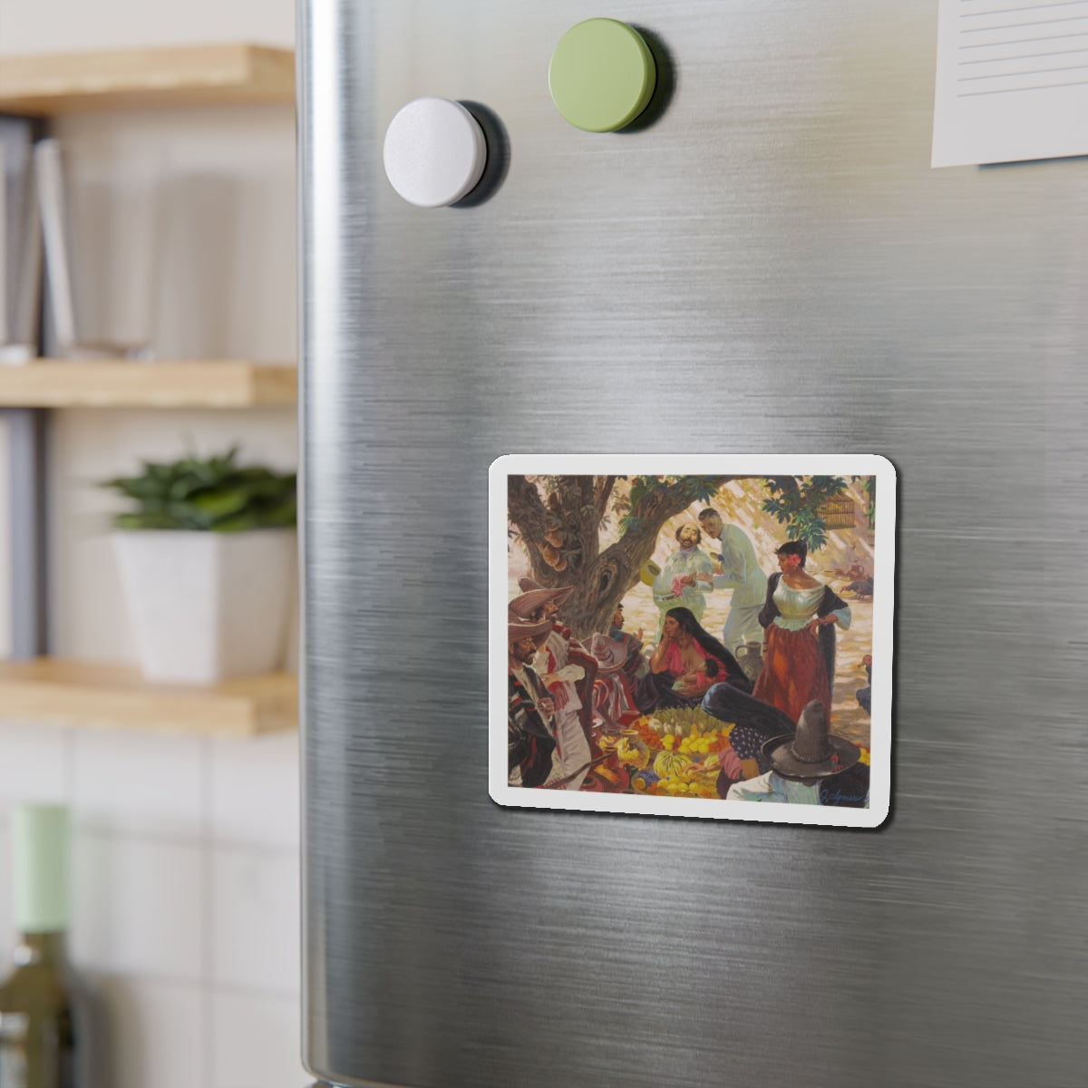 Original illustration_1 (Magazine Illustration) Refrigerator Magnet-The Sticker Space