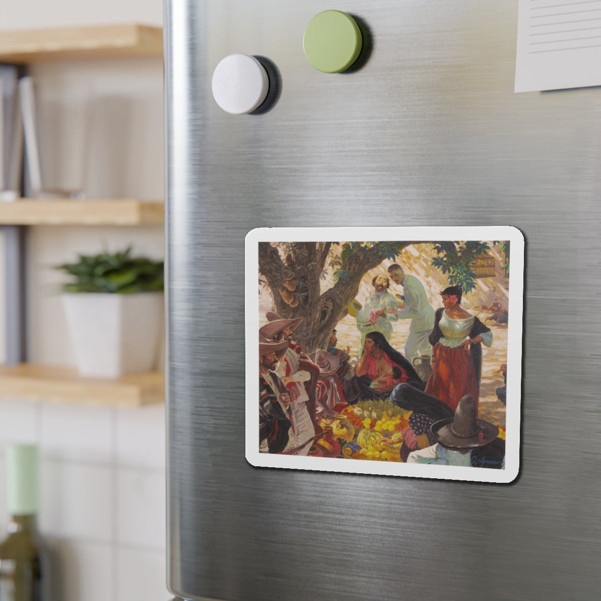 Original illustration_1 (Magazine Illustration) Refrigerator Magnet-The Sticker Space