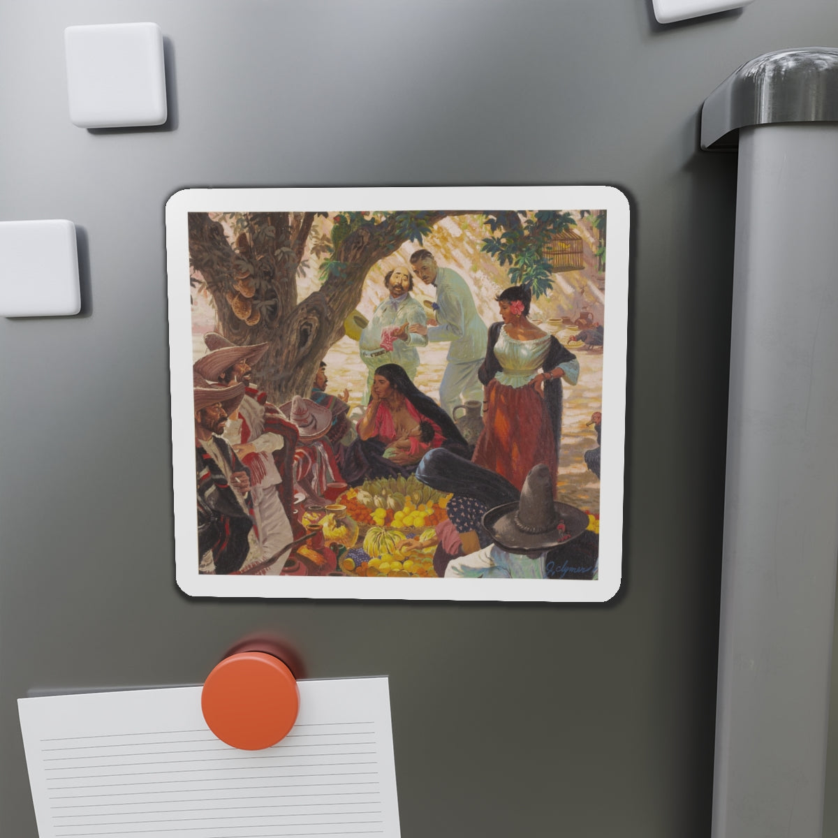 Original illustration_1 (Magazine Illustration) Refrigerator Magnet-The Sticker Space