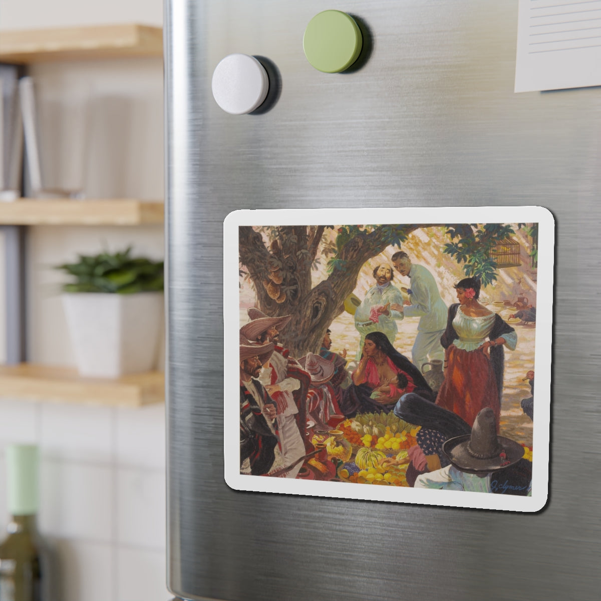 Original illustration_1 (Magazine Illustration) Refrigerator Magnet-The Sticker Space