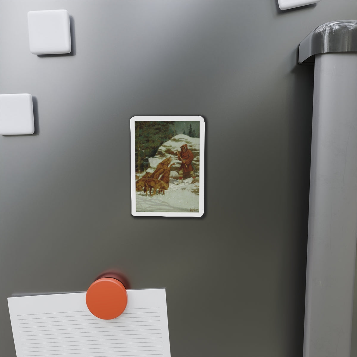 Original magazine illustration, 1914 (Magazine Illustration) Refrigerator Magnet-The Sticker Space