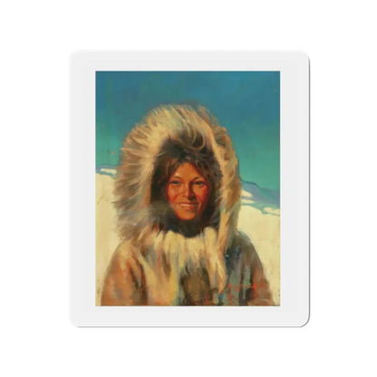 Original Pulp Cover Painting (c.1930) (Magazine Illustration) Refrigerator Magnet - The Sticker Space