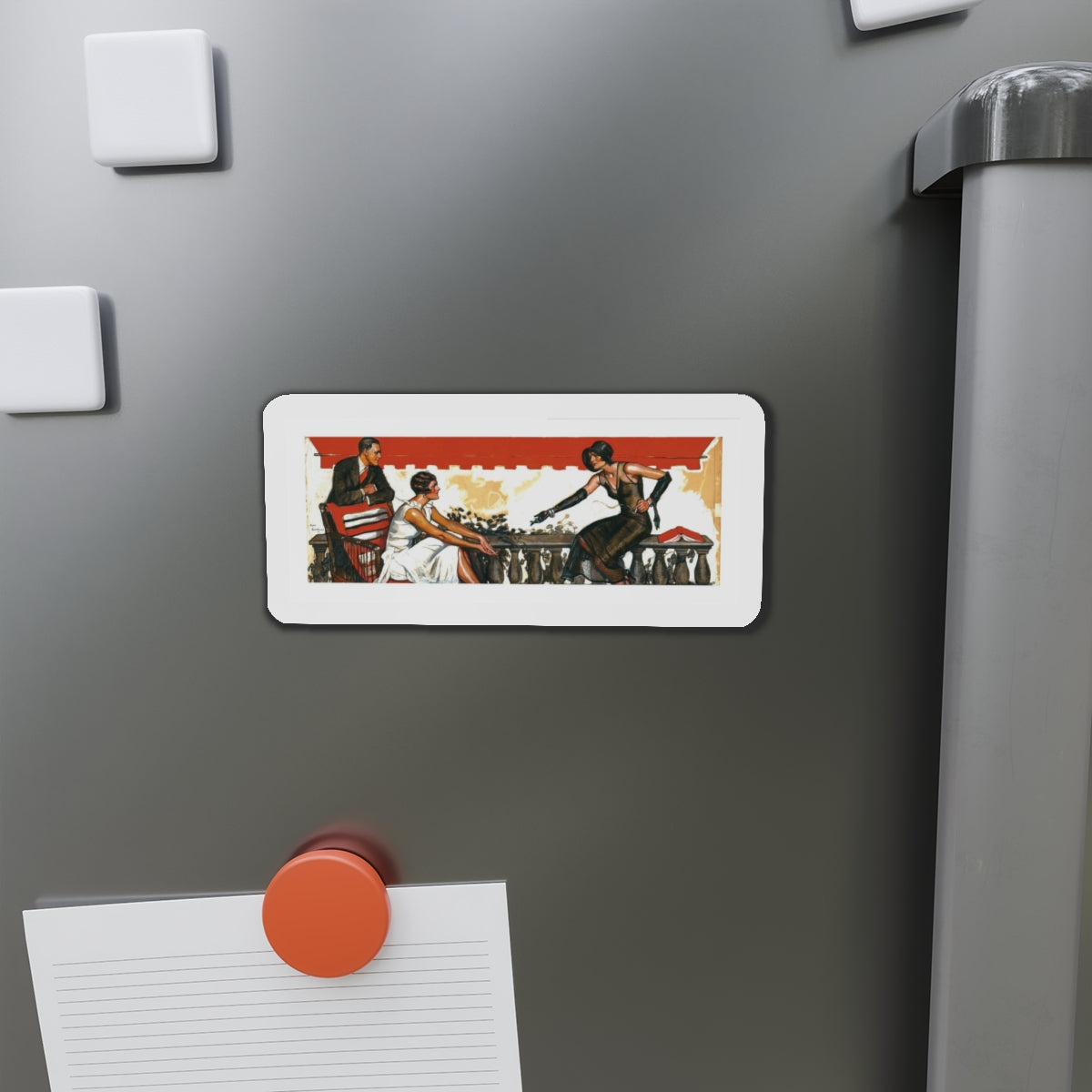 Original Story Illustration (Magazine Illustration) Refrigerator Magnet-The Sticker Space