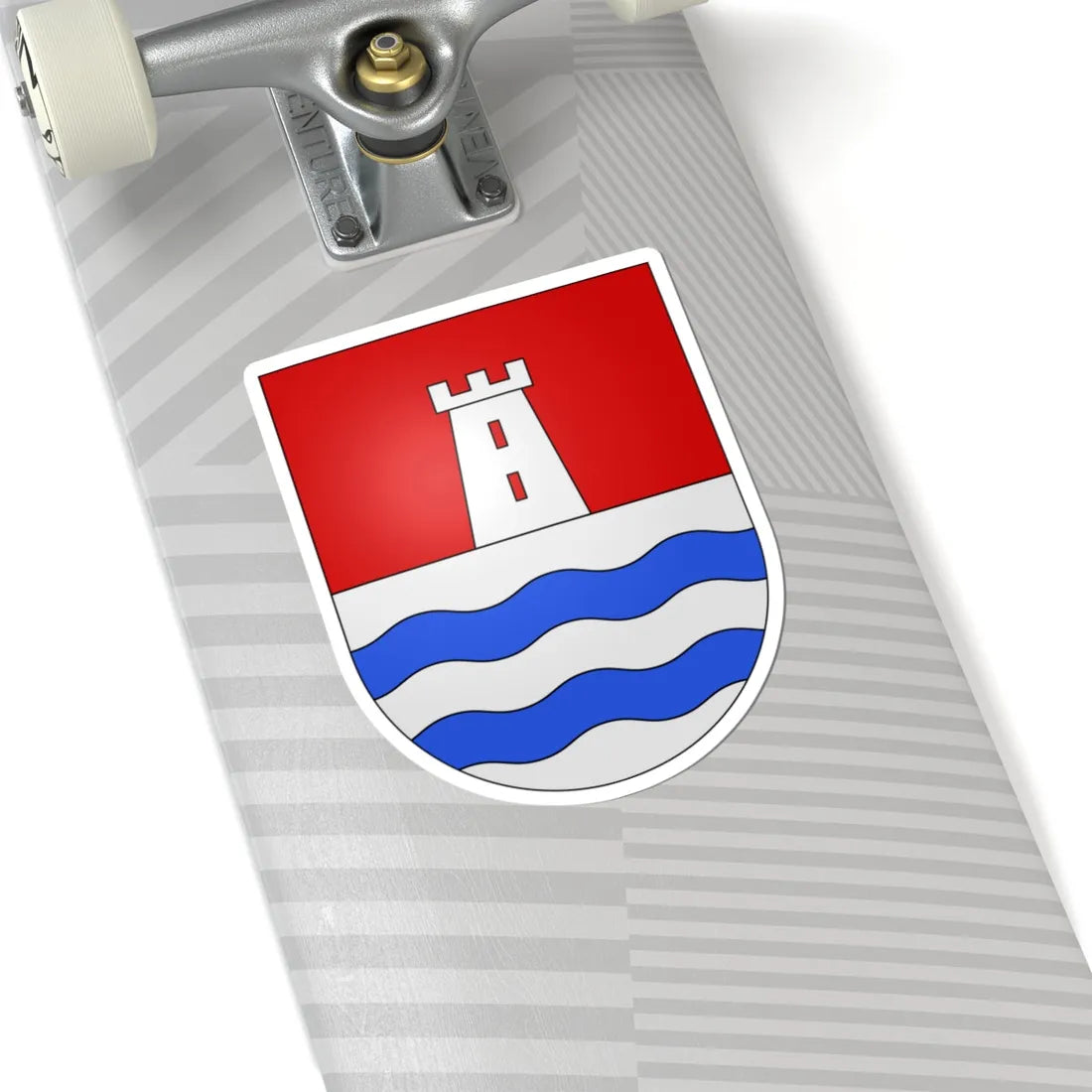 Origlio-coat of arms (Switzerland) (Coat of Arms) STICKER Vinyl Kiss-Cut Decal - The Sticker Space