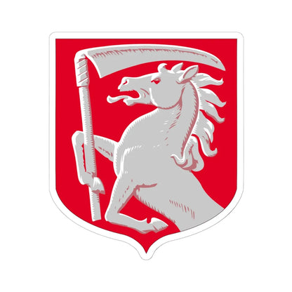 Orimattila.vaakuna (Finland) (Coat of Arms) STICKER Vinyl Kiss-Cut Decal 6 Inch White - The Sticker Space