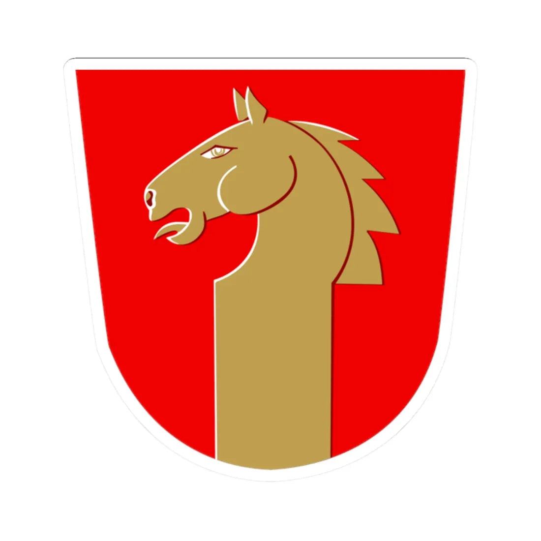 Oripää.vaakuna (Finland) (Coat of Arms) STICKER Vinyl Kiss-Cut Decal 2 Inch White - The Sticker Space