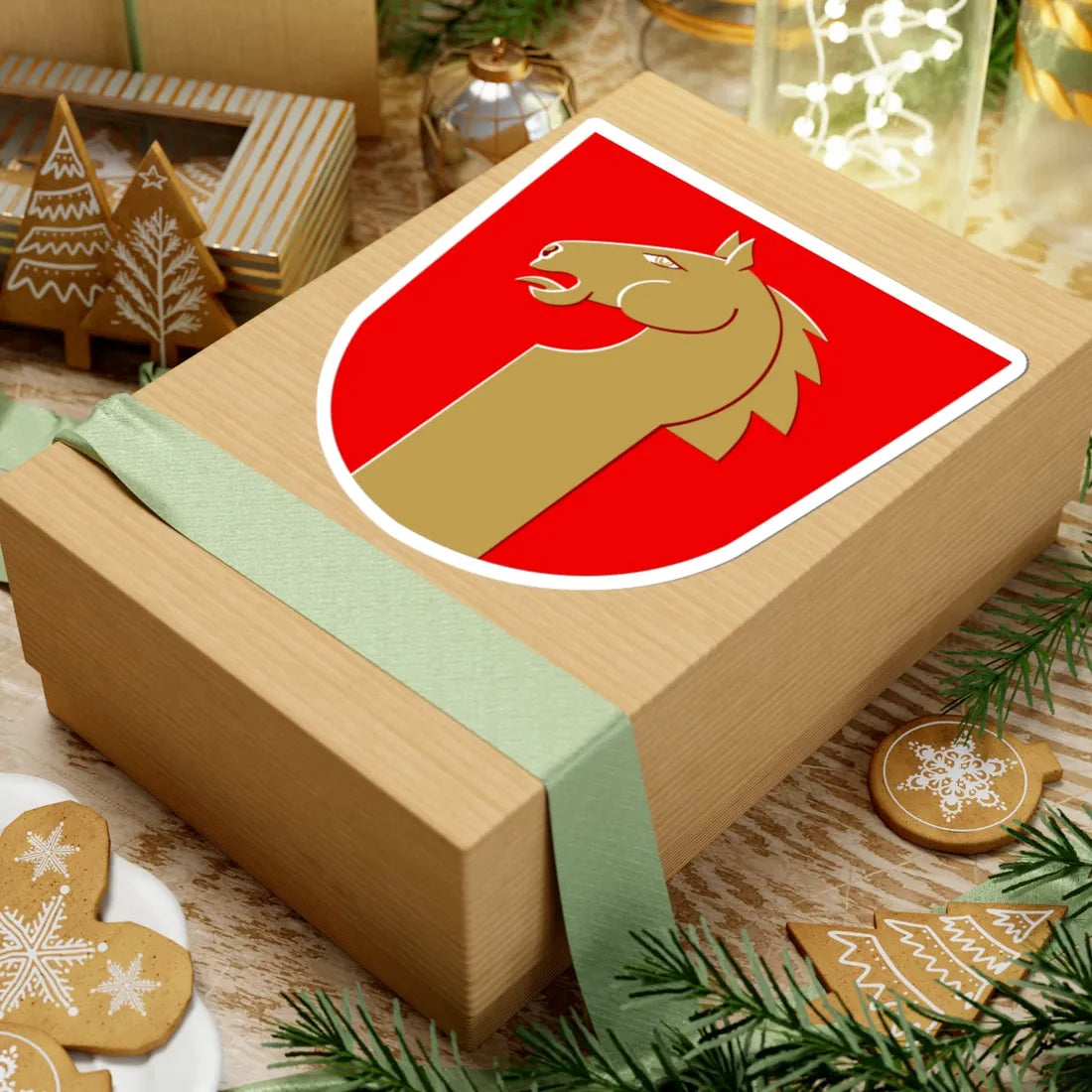 Oripää.vaakuna (Finland) (Coat of Arms) STICKER Vinyl Kiss-Cut Decal - The Sticker Space