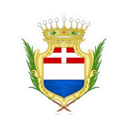 Oristano-Stemma (Italy) (Coat of Arms) STICKER Vinyl Kiss-Cut Decal 2 Inch White - The Sticker Space