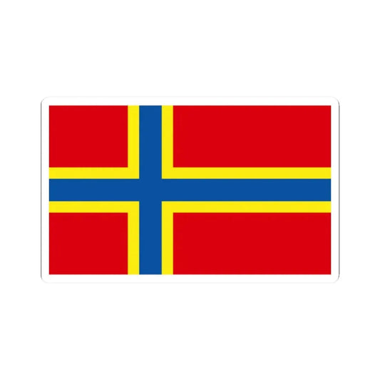 Orkney county flag (Scotland) STICKER Vinyl Kiss-Cut Decal 2 Inch White - The Sticker Space