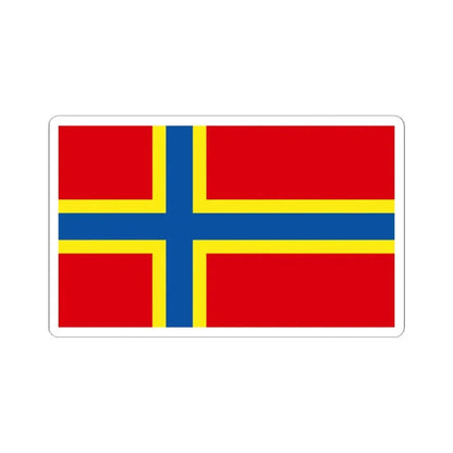 Orkney county flag (Scotland) STICKER Vinyl Kiss-Cut Decal 6 Inch White - The Sticker Space