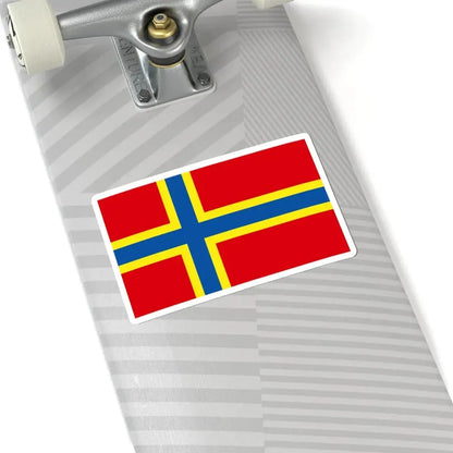 Orkney county flag (Scotland) STICKER Vinyl Kiss-Cut Decal - The Sticker Space