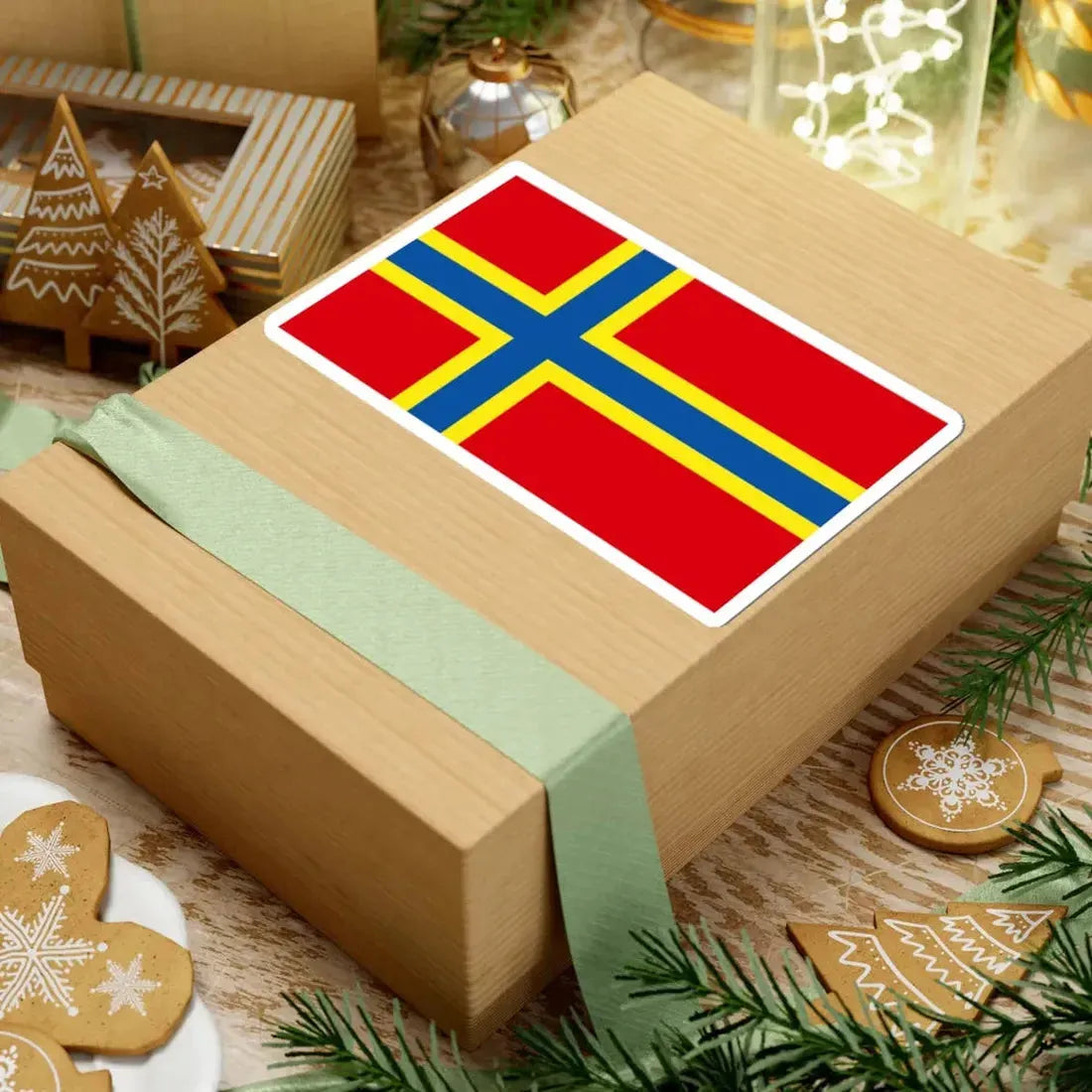 Orkney county flag (Scotland) STICKER Vinyl Kiss-Cut Decal - The Sticker Space