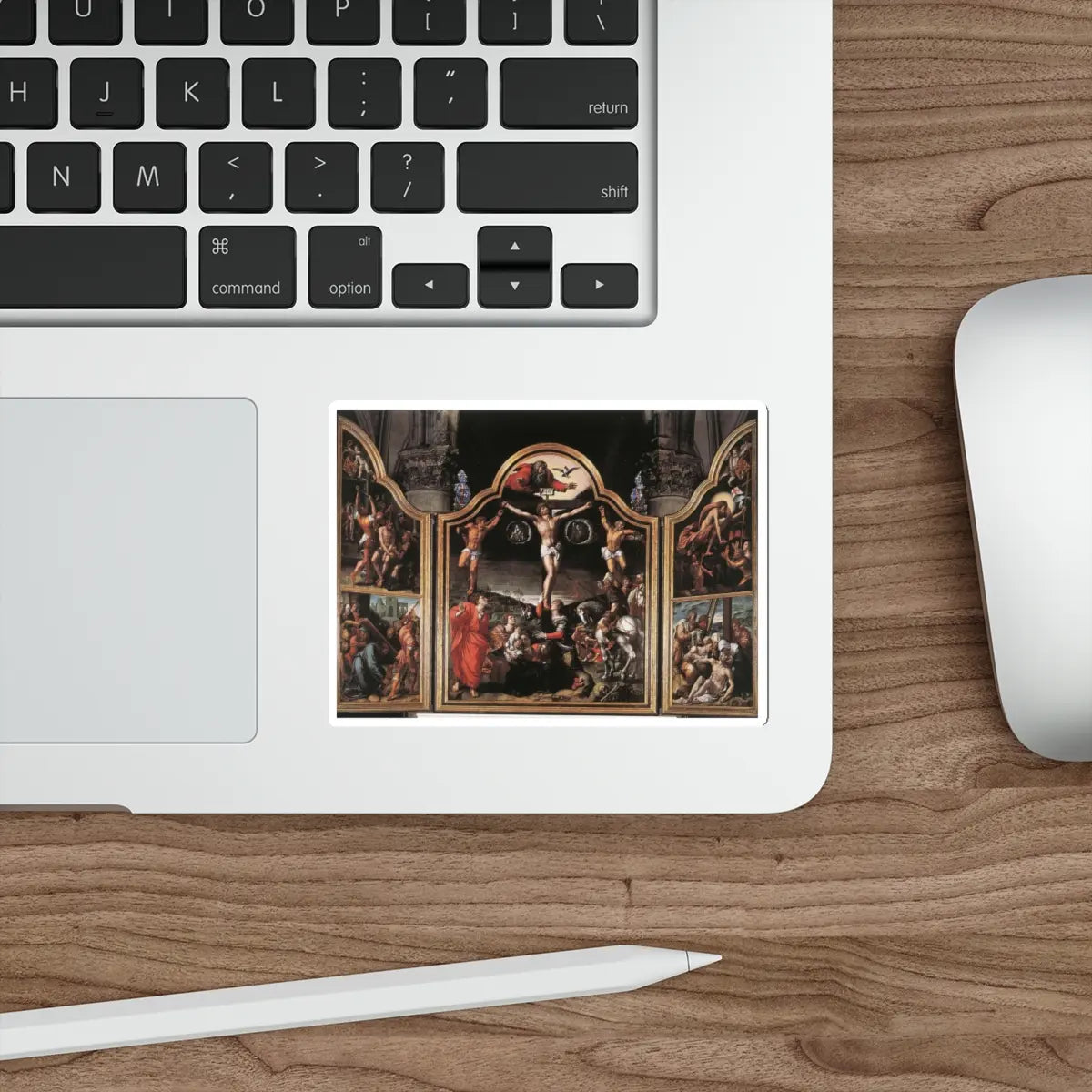 SKU:11760671254937791729 Sticker types:White Shape:Die-Cut Sizes:4" × 4"