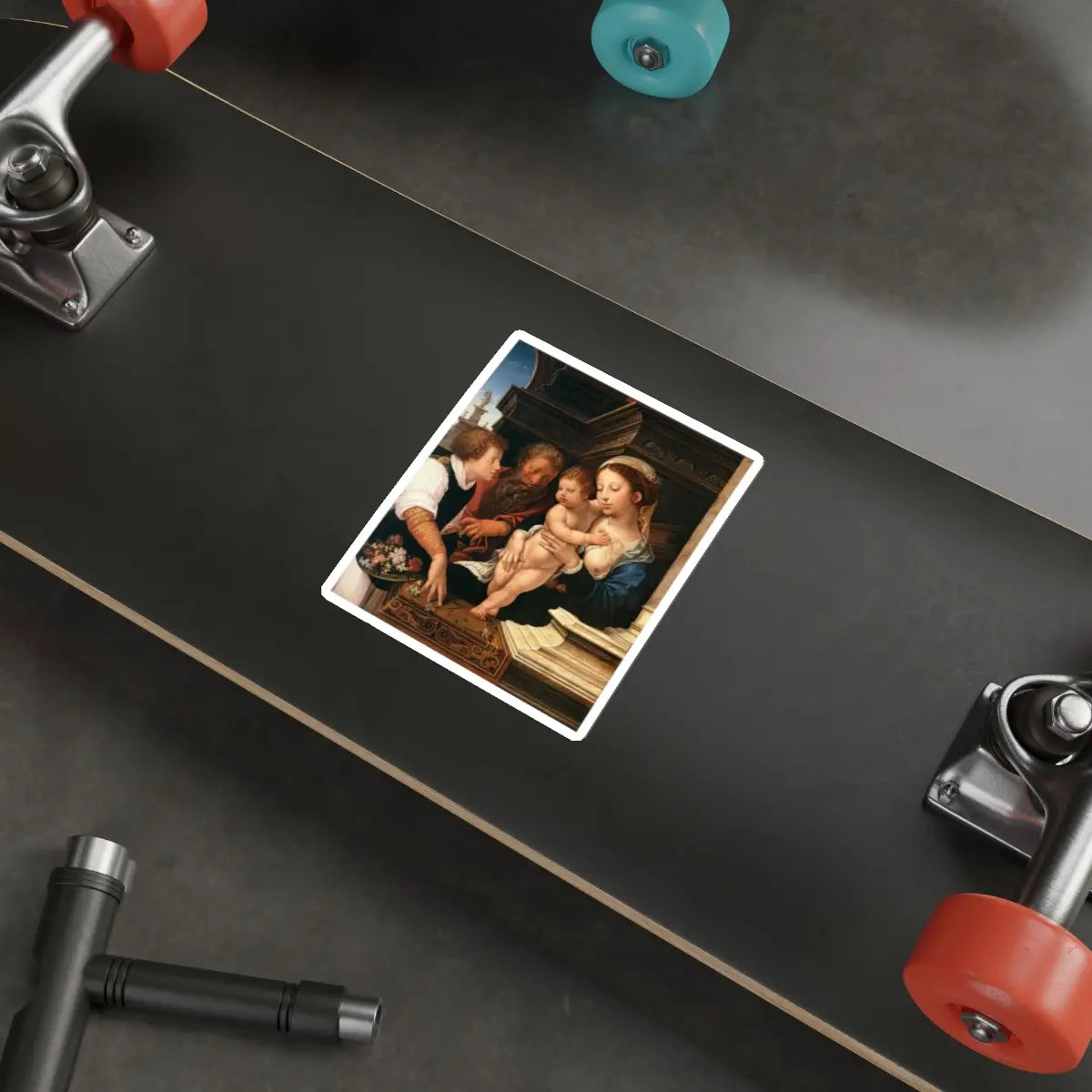 SKU:10745098776438064471 Sticker types:White Shape:Die-Cut Sizes:5" × 5"