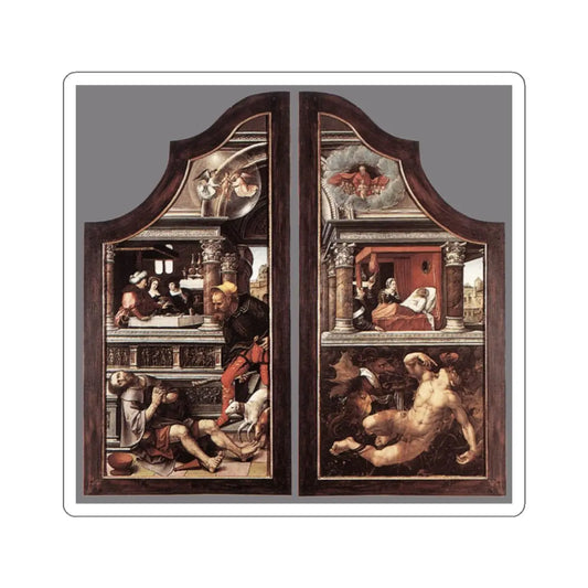 SKU:27447524258579438777 Sticker types:White Shape:Die-Cut Sizes:2" × 2"