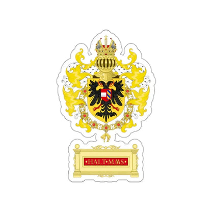Ornamented Coat of Arms of Maximilian I, Holy Roman Emperor STICKER Vinyl Die-Cut Decal 2 Inch - The Sticker Space