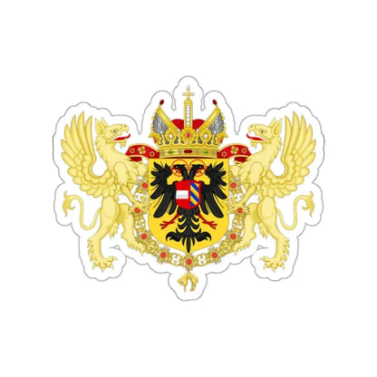 Ornamented Coat of Arms of Maximilian II, Holy Roman Emperor STICKER Vinyl Die-Cut Decal 2 Inch - The Sticker Space