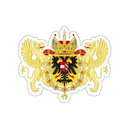 Ornamented Coat of Arms of Maximilian II, Holy Roman Emperor STICKER Vinyl Die-Cut Decal 3 Inch - The Sticker Space