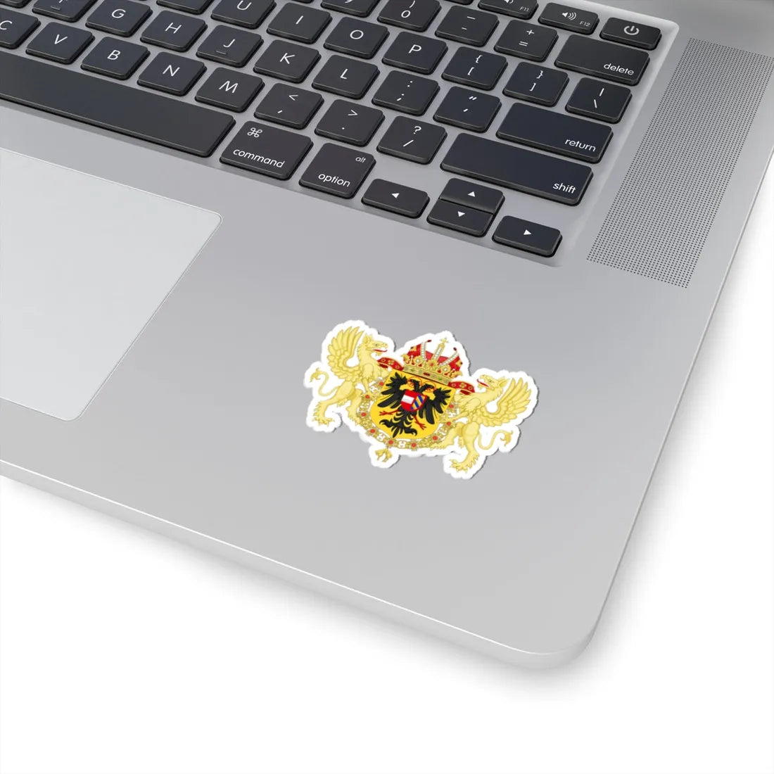 Ornamented Coat of Arms of Rudolf II Matthias and Ferdinand II Holy Roman Emperors (Austria) (Coat of Arms) STICKER Vinyl Kiss-Cut Decal - The Sticker Space