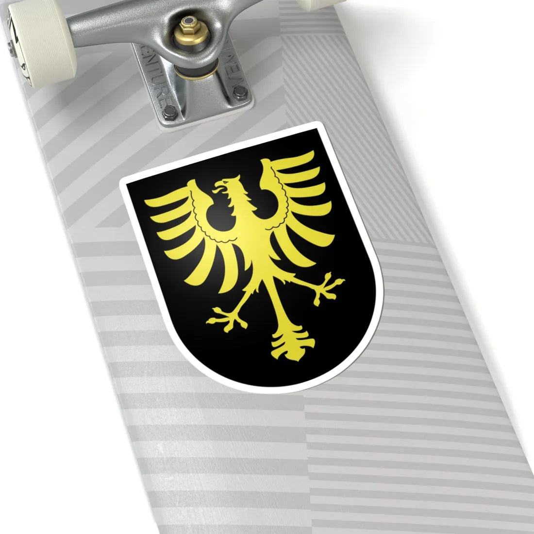 Oron-le-Chatel-coat of arms (Switzerland) (Coat of Arms) STICKER Vinyl Kiss-Cut Decal - The Sticker Space