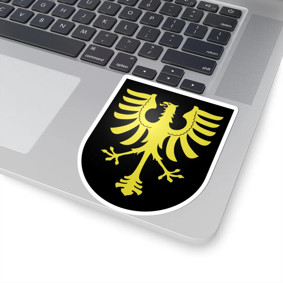 Oron-le-Chatel-coat of arms (Switzerland) (Coat of Arms) STICKER Vinyl Kiss-Cut Decal - The Sticker Space