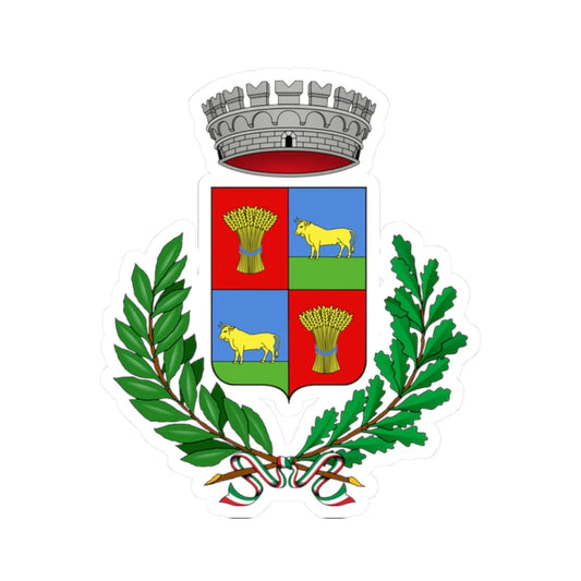 Orotelli-Stemma (Italy) (Coat of Arms) STICKER Vinyl Kiss-Cut Decal 2 Inch White - The Sticker Space