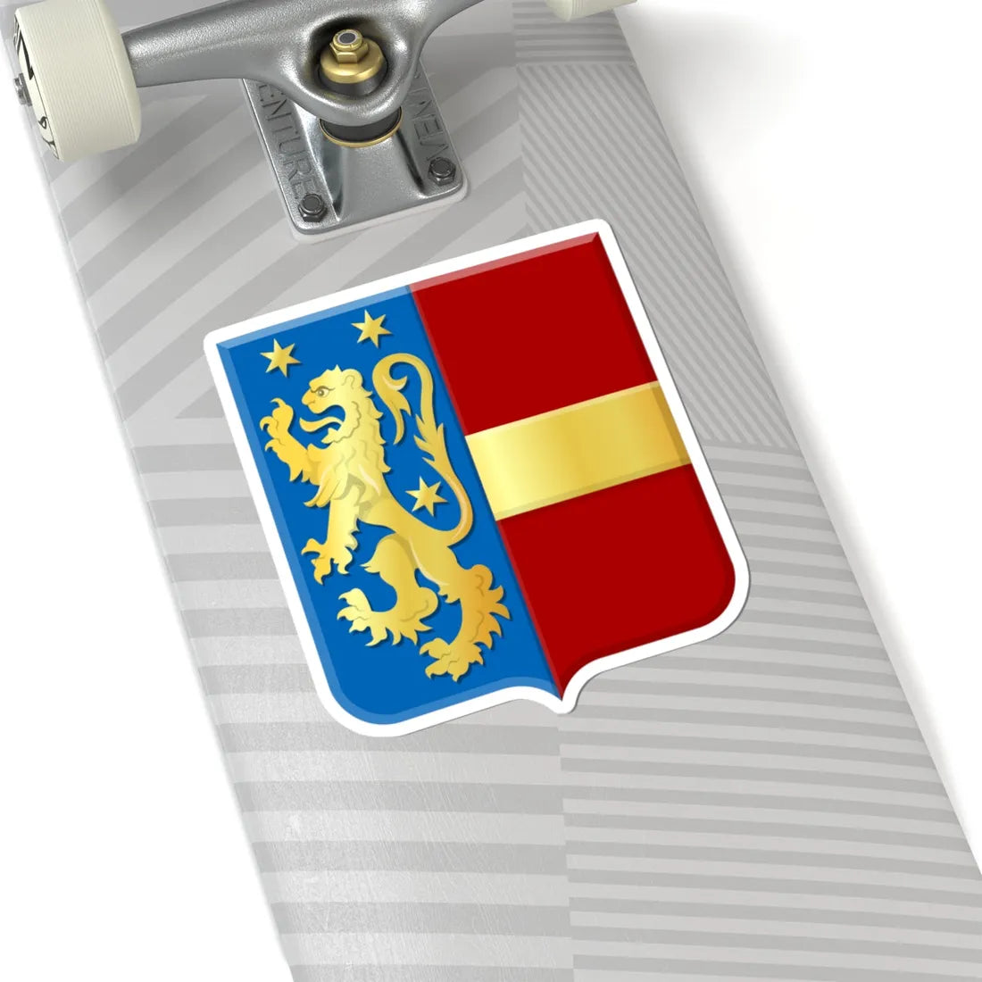 Orp-Jauche wapen (Belgium) (Coat of Arms) STICKER Vinyl Kiss-Cut Decal - The Sticker Space