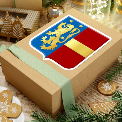 Orp-Jauche wapen (Belgium) (Coat of Arms) STICKER Vinyl Kiss-Cut Decal - The Sticker Space