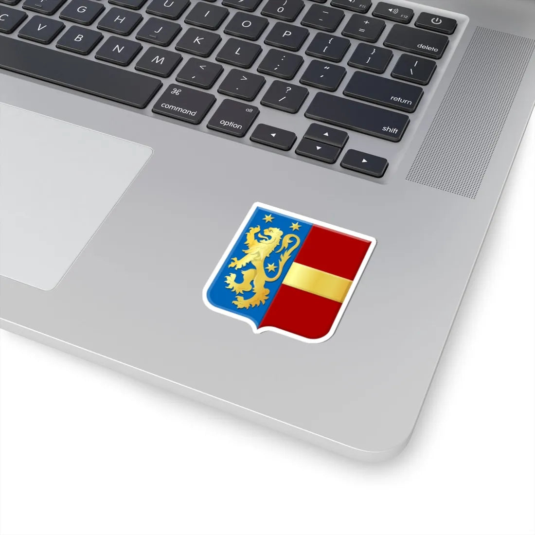 Orp-Jauche wapen (Belgium) (Coat of Arms) STICKER Vinyl Kiss-Cut Decal - The Sticker Space